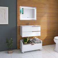 Usado, Carrinho Gabinete Organizador De Banheiro Durável Qualidade comprar usado  Brasil 