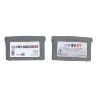 Fita Game Boy Advance  Fifa 07 + Fifa Soccer 06 - Usado comprar usado  Brasil 