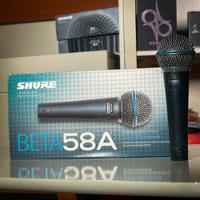 Microfone Para Voz Dinâmico Supercardióide Shure Beta 58a comprar usado  Brasil 