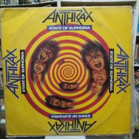 Vinil (lp) Lp - State Of Euphoria Anthrax comprar usado  Brasil 