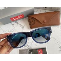 Oculos Solar Ray Ban Wayfarer Rb2140 1198/4o 50 Azul Floral, usado comprar usado  Brasil 