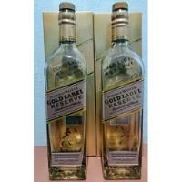 2 Garrafas Vazias De Whisky Gold Label , usado comprar usado  Brasil 