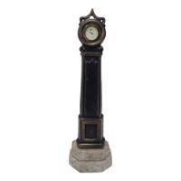 Pedestal Relógio De Mesa Em Bronze Anos 90 Base Travertino, usado comprar usado  Brasil 