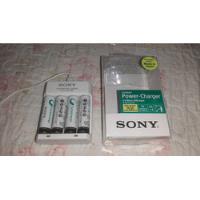 4 Pilhas Recarregaveis Original Sony Com Carregador Original comprar usado  Brasil 