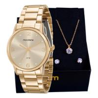 Relógio Feminino Dourado Mondaine Analógico  comprar usado  Brasil 