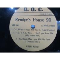 Remixes House 90 Lp C/ Dj Molela 49ers Beatles Mc Magic Max  comprar usado  Brasil 