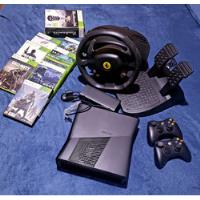 Xbox360 324gb + Volante 458 Itália + Controle + Jogos comprar usado  Brasil 