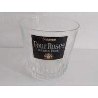 Copo De Whisky Antigo Seagram Four Roses Bourbon 8.5x9cm comprar usado  Brasil 
