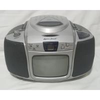 Mini Tv Cd Player Rádio Portátil Lenoxx Sound Cdv 200, usado comprar usado  Brasil 