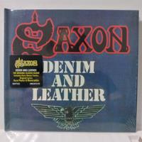 Cd Saxon  Denim And Leather - Imp- Uk -7bonus - Novo/lacre comprar usado  Brasil 