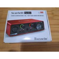 Interface De Áudio Focusrite Scarlett Solo 3ªger comprar usado  Brasil 