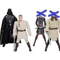 Miniatura Star Wars Hasbro - 2 Figuras Darth Vader E Outra  comprar usado  Brasil 