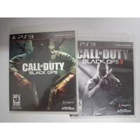 Usado, Call Of Duty Black Ops 1 E 2 Ps3 Mídia Física Completos Game comprar usado  Brasil 