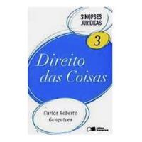 Livro Direito Das Coisas Sinopses Jurídicas 3 - Carlos Roberto Gonçalves [2010] comprar usado  Brasil 