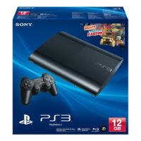 Sony Playstation 3 Slim 12gb Ps3 Cor  Azul comprar usado  Brasil 