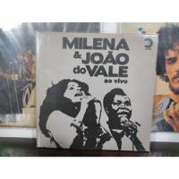 Lp - Milena E João Do Vale Ao Vivo - Companhia De Discos , usado comprar usado  Brasil 