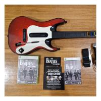Guitarra - Guitar Hero + Microfone E Jogo - Xbox 360 comprar usado  Brasil 