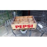 Engradado De Refrigerante De Madeira Antigo Pepsi Litro  comprar usado  Brasil 