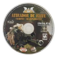 Cd Jogo Atirador De Elite Marine Pc Antigo Windows 95 98 Xp comprar usado  Brasil 