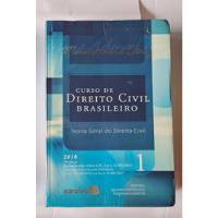 Livro, Curso De Direito Civil Brasileiro 1, Teoria Geral Do Direito Civil, Maria Helena Diniz, comprar usado  Brasil 