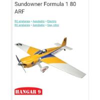 Aeromodelo Sundowner F1 80  Hangar 9 Kit Arf comprar usado  Brasil 