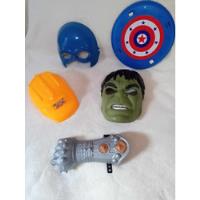 Kit Brinquedos Com Máscara, Capa Heróis Infantil Masculino, usado comprar usado  Brasil 