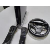Nintendo Wii Black 2 Controles, 2 Nunchuks, 9 Jogos Originais, Volante E Muito Mais! Perfeito E Pronto Para Jogar comprar usado  Brasil 