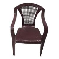 Cadeira De Plástico Marrom comprar usado  Brasil 