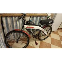 Bicicleta Motorizada 80cc - Cor Preto, Branco E Vermelho comprar usado  Brasil 