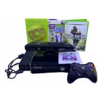 Usado, Console Xbox 360 250gb Travado + 1 Controle + 4 Jogos Originais + Kinect Revisado Com Garantia E Nota Fiscal!!! comprar usado  Brasil 
