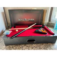 Mini Mesa De Bilhar Sinuca Snooker Uatt Sinuquinha, usado comprar usado  Brasil 