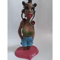Escultura Decorativa Mulher Afro Em 3d Artista Image comprar usado  Brasil 