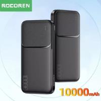 Bateria Powerbank 10000mah Rocoren Preto Para Xiaomi Samsumg comprar usado  Brasil 