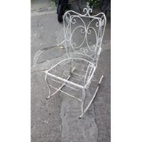 Usado, Cadeira De Balança De Ferro Modelo Folha Anos 50/60 Original comprar usado  Brasil 
