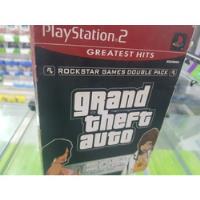 Gta Grand Theft Auto 3 E Vice City Double Pack Original Ps2. comprar usado  Brasil 