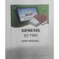 User Manual Guia Instruções Tablet Genesis Gt-7204 comprar usado  Brasil 