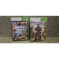 Jogos Xbox360 Originais / Gta5 / Gears Of War3, Mídia Física comprar usado  Brasil 