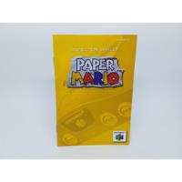 Apenas O Manual - Paper Mario - Nintendo 64 - Original - Usa, usado comprar usado  Brasil 