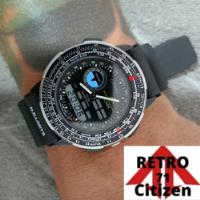 Relógio Citizen Wingman 8945 Black Edition Raro Anos 80   comprar usado  Brasil 
