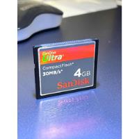 Cartão Sandisk Ultra 4 Gb Compact Flash 30 Mb/s, usado comprar usado  Brasil 