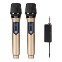 Kit Dois Microfones Sem Fio A Bateria comprar usado  Brasil 