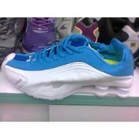 Tenis Nike Shox R4 Branco E Azul Nº41 Original!!! comprar usado  Brasil 