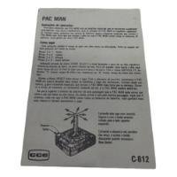 Manual De Instruções Pac-man Atari Cce Antigo comprar usado  Brasil 