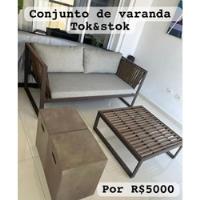 Conjunto Tok&stok Varanda (sofá, Mesa E 2 Puff) comprar usado  Brasil 