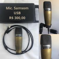 Microfone Usb Samson C01-u comprar usado  Brasil 