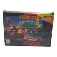 Snes Donkey Kong Country 3 Double Trouble Original Na Caixa, usado comprar usado  Brasil 