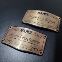 Bateria Mapex Saturn Pro Plaquinha Badge Tom 10 Polegadas  comprar usado  Brasil 