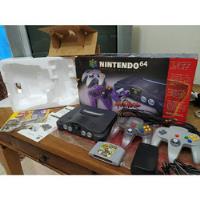 Nintendo 64 Ed. Atomic Purple C/ Caixa + Manual + Controles + Mario comprar usado  Brasil 