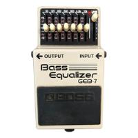 Pedal De Efeito Boss Geb7 Bass Equalizador Para Contra Baixo comprar usado  Brasil 