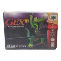 N64 Jogo Gex 3 Deep Cover Cocko Original Na Caixa Plástica  comprar usado  Brasil 